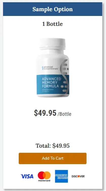 advanced memory formula 1 bottle price